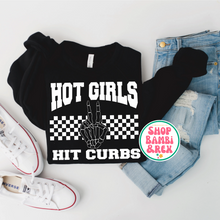 Hot Girls Hit Curbs Crewneck Sweatshirt