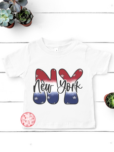 NY Patriotic Baby/Toddler/Youth Tee