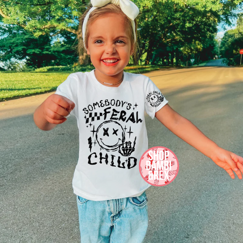 Feral Child Kids and Toddler T Shirt