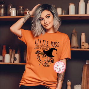 Little Miss Loves Everything Dark and Spooky T Shirt OR Sweatshirt