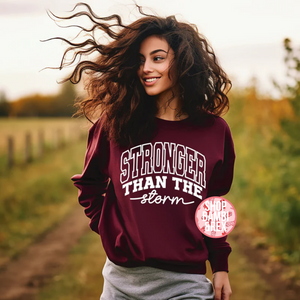Stronger than the Storm T Shirt OR Sweatshirt
