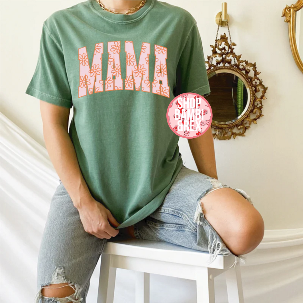 Floral Mama T Shirt OR Sweatshirt