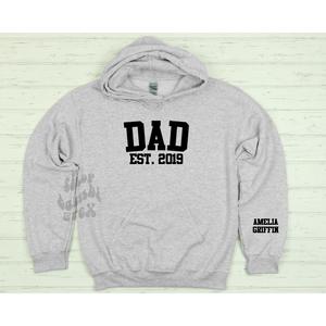 Personalized Dad, Papa, Grandpa ETC Sweatshirt