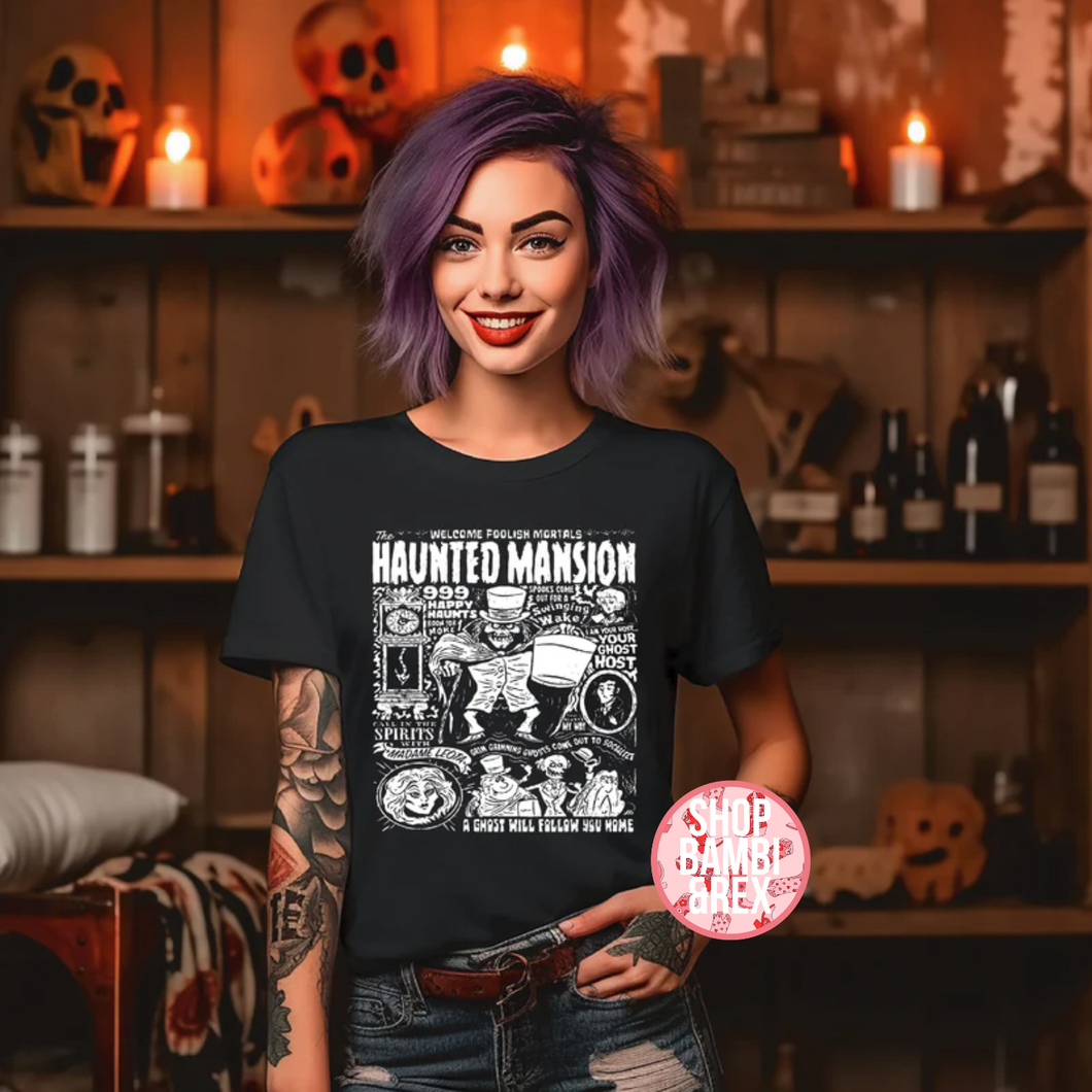 Haunted Mansion T Shirt OR Sweatshirt