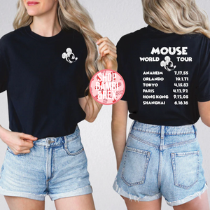 Mouse World Tour T Shirt OR Sweatshirt