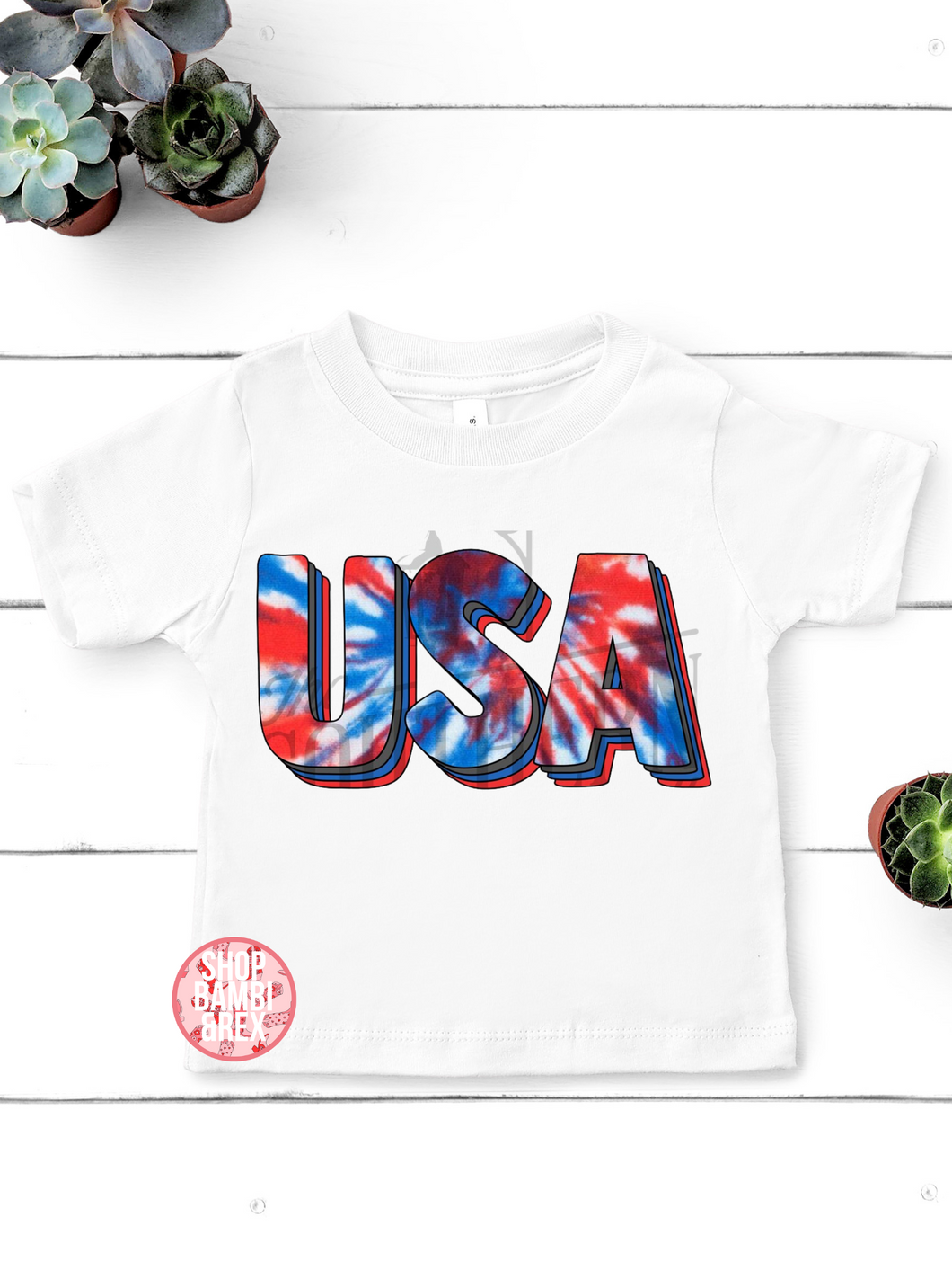 USA Tie Dye Baby/Toddler/Youth Tee