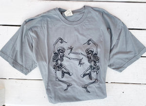 Dancing Skeletons Black T Shirt OR Sweatshirt