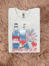 Just Here for the Ice Patriotic Tee OR Sweatshirt