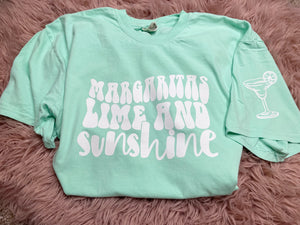 Margaritas Lime and Sunshine T Shirt OR Sweatshirt