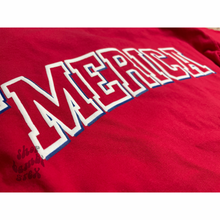 Red 'Merica Puff Print Comfort Colors T Shirt