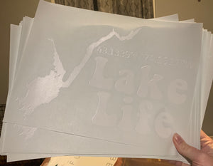 Lake Life Great Sacandaga Lake Screen Print Transfer