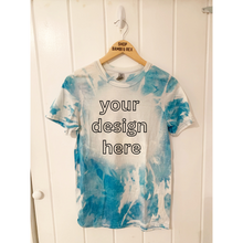 You Pick Design Bleached T Shirt Blue Small