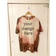 You Pick Design Bleached T Shirt Brown Extra Large